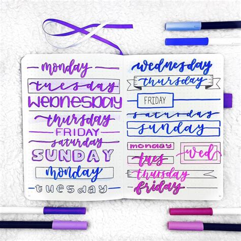 Hundreds of Awesome Bullet Journal Headers — Sweet PlanIt