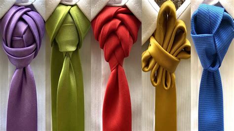 5 Amazing ways to tie a tie - YouTube