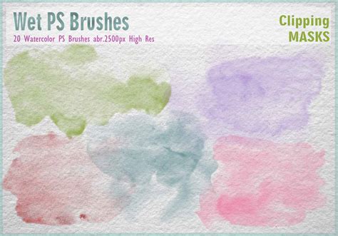 Watercolor Free Brushes - (1,089 Free Downloads)