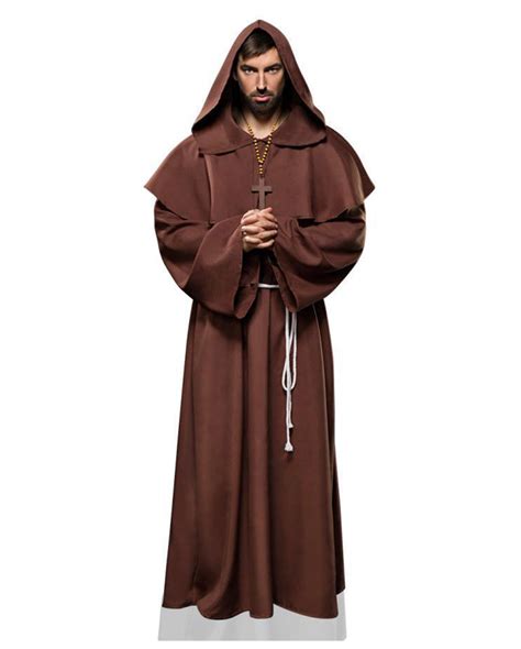 Monk Costume Brown | Medieval Costume | horror-shop.com