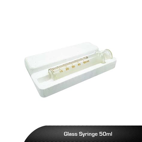 Glass Syringe 50ml - RT Media Solutions