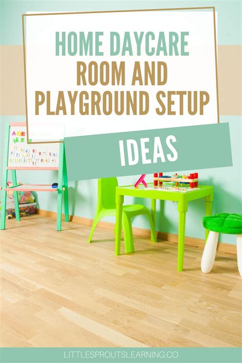 Home Daycare Room Ideas and Playground Ideas-Little Sprouts