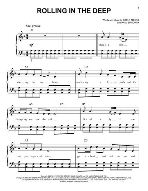 Free Beginner Piano Sheet Music Pdf Popular Songs - Flying Jet