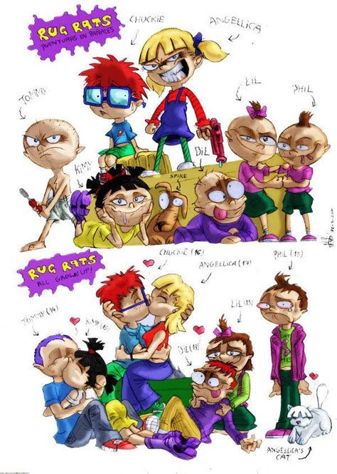 Rugrats Fan Art: Rugrats Before and After | Rugrats, Cartoon charecters ...