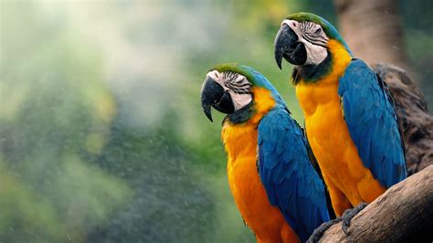 Free photo: Macaw parrot - Animal, Bird, Branch - Free Download - Jooinn