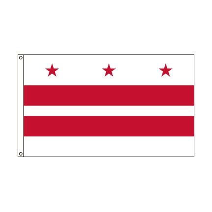 Washington, DC Flag – American Flagpole & Flag Co.