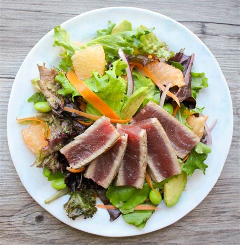 Seared Ahi Tuna Steak Salad Recipe | Bryont Blog