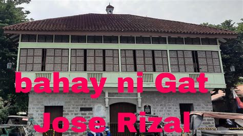 Bahay ni Gat Jose Rizal Tour Part 2 | Violeta Madarang Vlog - YouTube