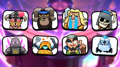 ALL Exclusive Emotes In Clash Royale! | Limited Emotes! - YouTube