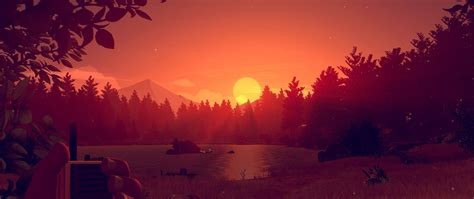 Download Breathtaking Animated Sunset in a Lush Green Forest Wallpaper ...