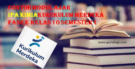 Contoh Modul Ajar IPA Kimia Kurikulum Merdeka SMA Kelas 10 Semester 1