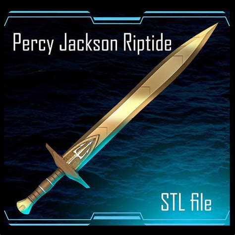 Percy Jackson movie Sword Riptide STL file 3D model 3D printable | CGTrader