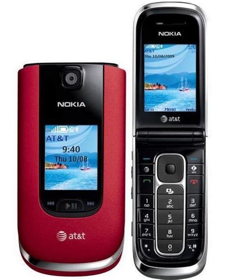 Nokia 6350 AT&T Unlocked Red GSM 3G Bluetooth, Flip, Camera New! | eBay