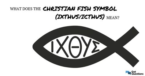 What does the Christian fish symbol mean (ixthus / icthus ...