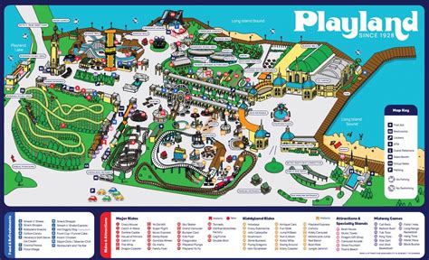 Playland Map and Brochure (1981 - 2023) | ThemeParkBrochures.net