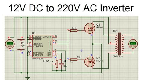 12v inverter circuit diagram - Wiring Diagram and Schematics