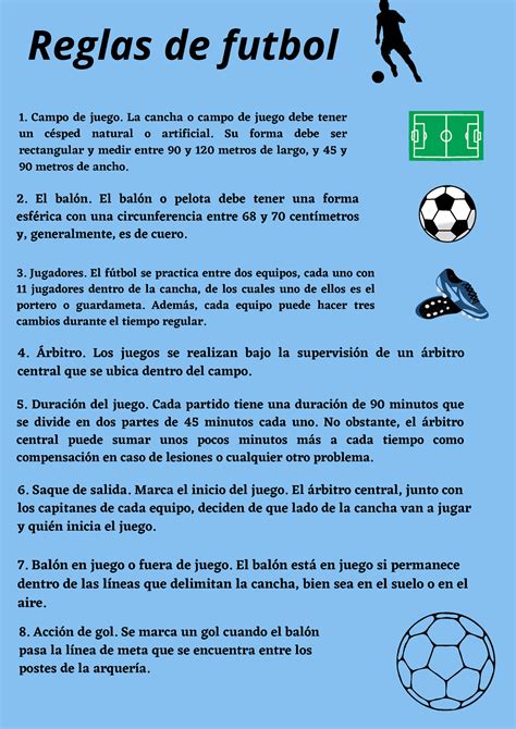 Reglas del Futbol - link - Reglas de futbol 1. Campo de juego. La ...