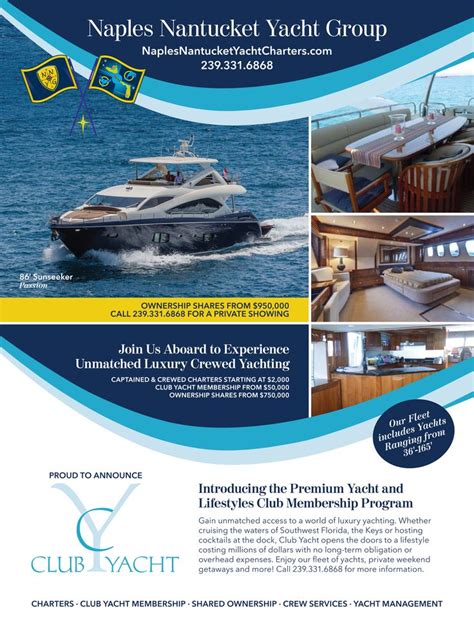 naples yacht club membership fees - Marianela Turk