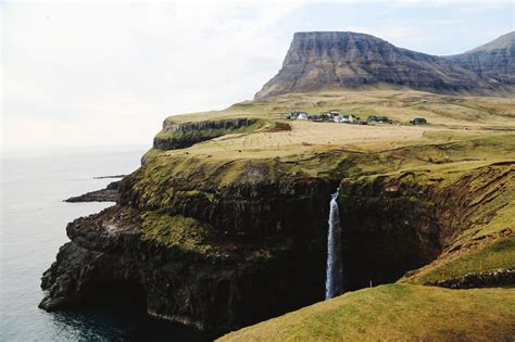 The Most Amazing Waterfall In The Faroe Islands! - Hand Luggage Only ...