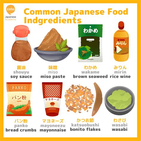 Japan Cuisine Condiments