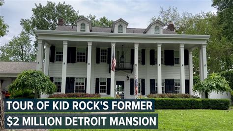 Tour of Kid Rock's Former $2 Million Detroit Mansion - YouTube