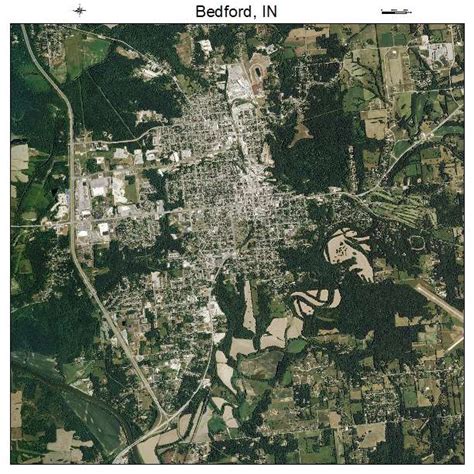 Aerial Photography Map of Bedford, IN Indiana