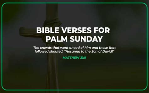 30 Bible Verses for Palm Sunday - Scripture Savvy