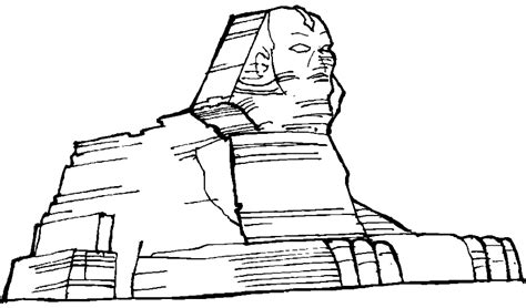 Great Sphinx Of Giza - Drawing Skill