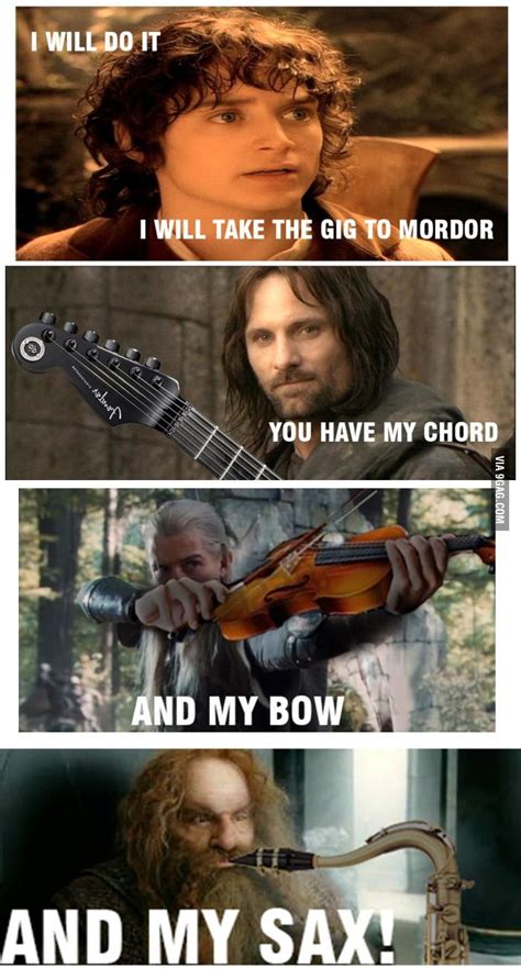 Fellowship of the Riff - Funny | Herr der ringe, Tolkien zitate, Herr ...