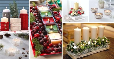 24 Amazing Christmas Candle Centerpieces | Decor Home Ideas