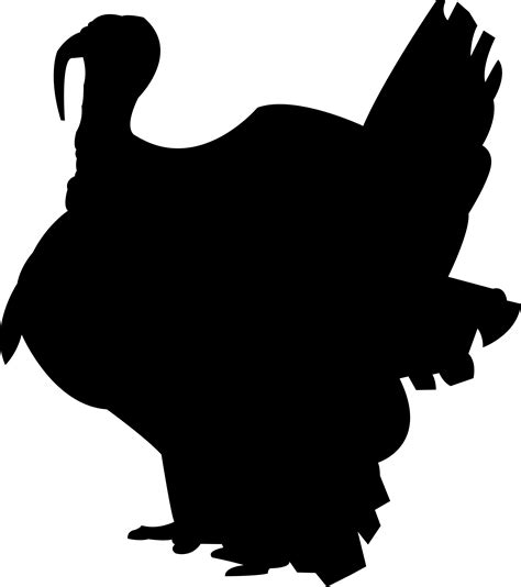 Turkey Silhouette Clipart - Full Size Clipart (#554609) - PinClipart