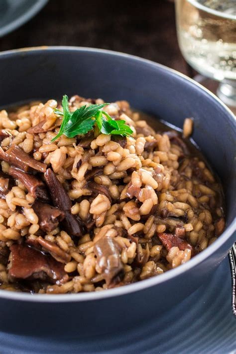 Porcini Mushroom Risotto (Risotto ai Funghi) - Olivia's Cuisine