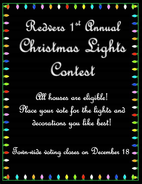 Voting Closes for Christmas Lights Contest - Redvers, Saskatchewan