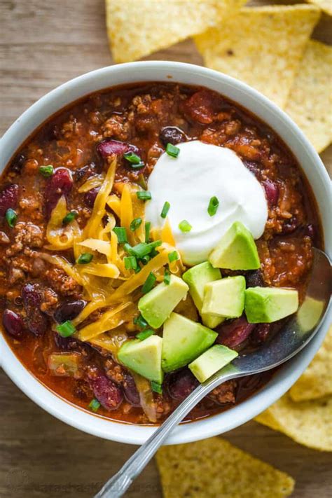 Slow Cooker Chili Recipe - NatashasKitchen.com