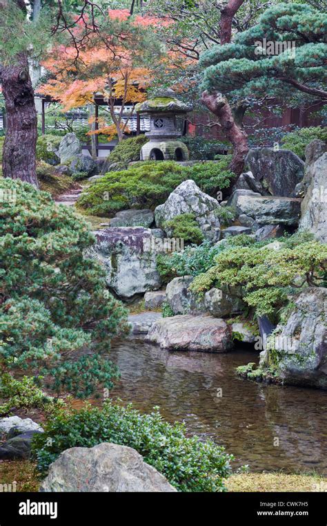 Japan, Kyoto, Kyoto Imperial Palace Garden Stock Photo - Alamy