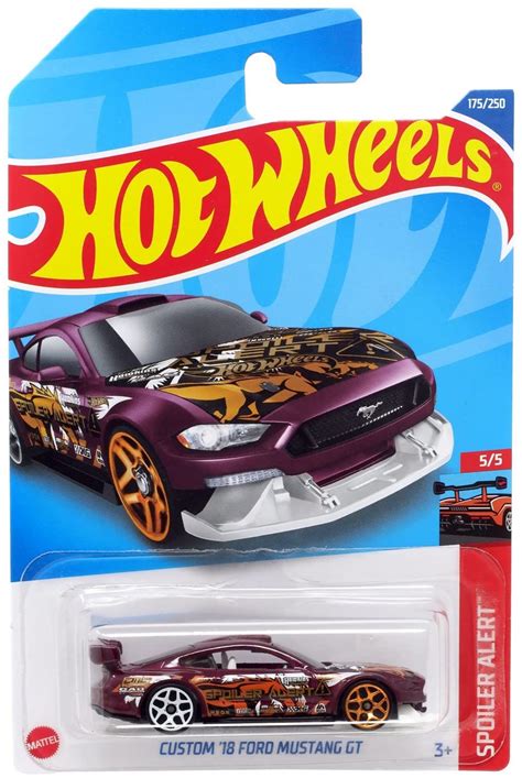 Hot Wheels Custom '18 Ford Mustang GT, Spoiler Alert 5/5 ...