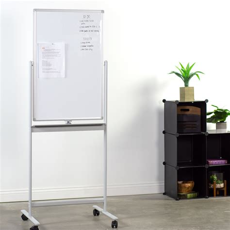 VIVO Mobile Dry Erase Board 24" x 36" Magnetic Double Sided Whiteboard ...