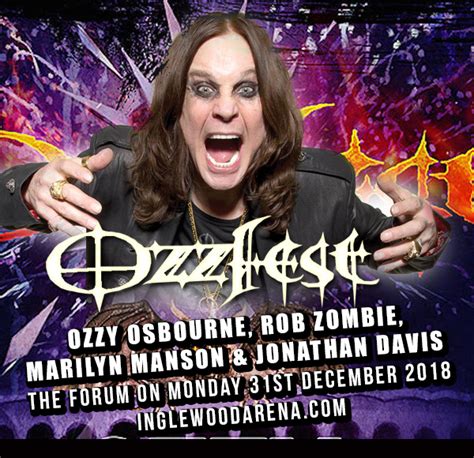 Ozzfest: Ozzy Osbourne, Rob Zombie, Marilyn Manson & Jonathan Davis ...