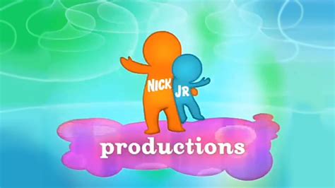 Nick Jr Productions Logo Background