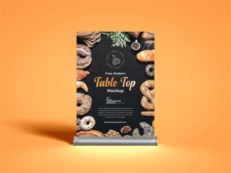 Modern Table Top Free Mockup — Free Mockup World