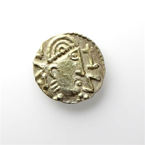 Anglo Saxon Gold Thrymsa 655-675AD Two Emperors type - Silbury Coins ...