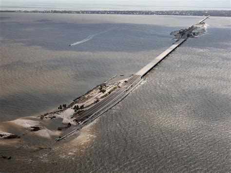 Hurricane Ian destroys parts of the Sanibel Causeway, necessitating ...