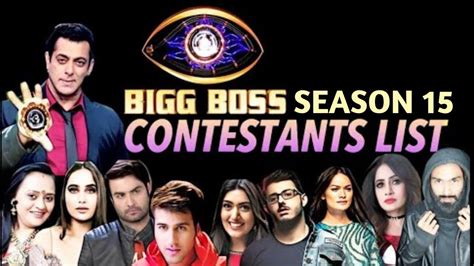 Bigg Boss 15 Contestants List: These Five Contestants Will Enter this ...