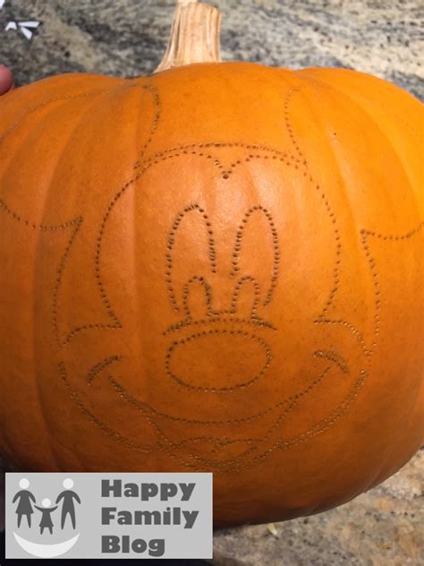 Mickey Mouse Pumpkin Template