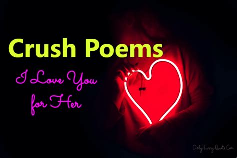 40 Crush Poems – I Love You Poems for Her From The Heart – Daily Funny ...