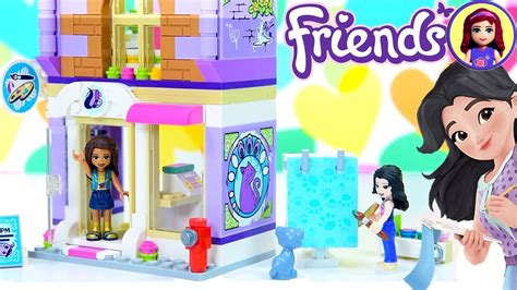 Lego Friends Emma's Art Studio Build with Silly Play - YouTube