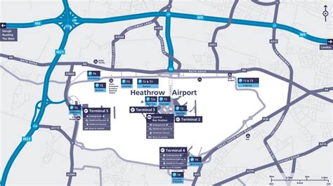 Heathrow car parking space Map - London - Ontheworldmap.com