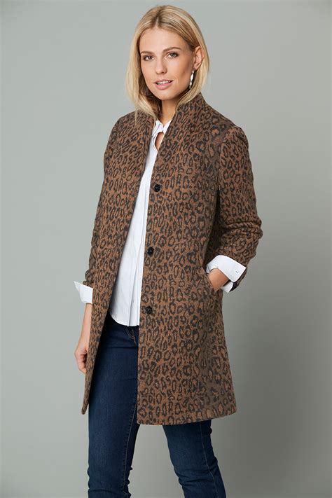 Leopard Print Coat