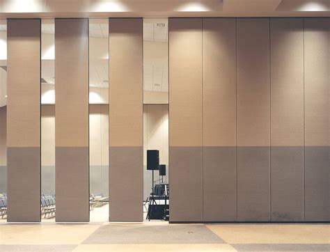 Manual aluminum sliding soundproof partition walls movable wall panels ...