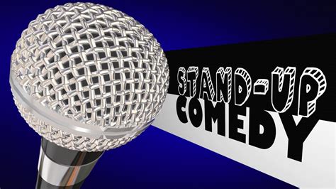 Stand Up Comedy Microphone Comedian Open Mic Performance 3 D Animation ...